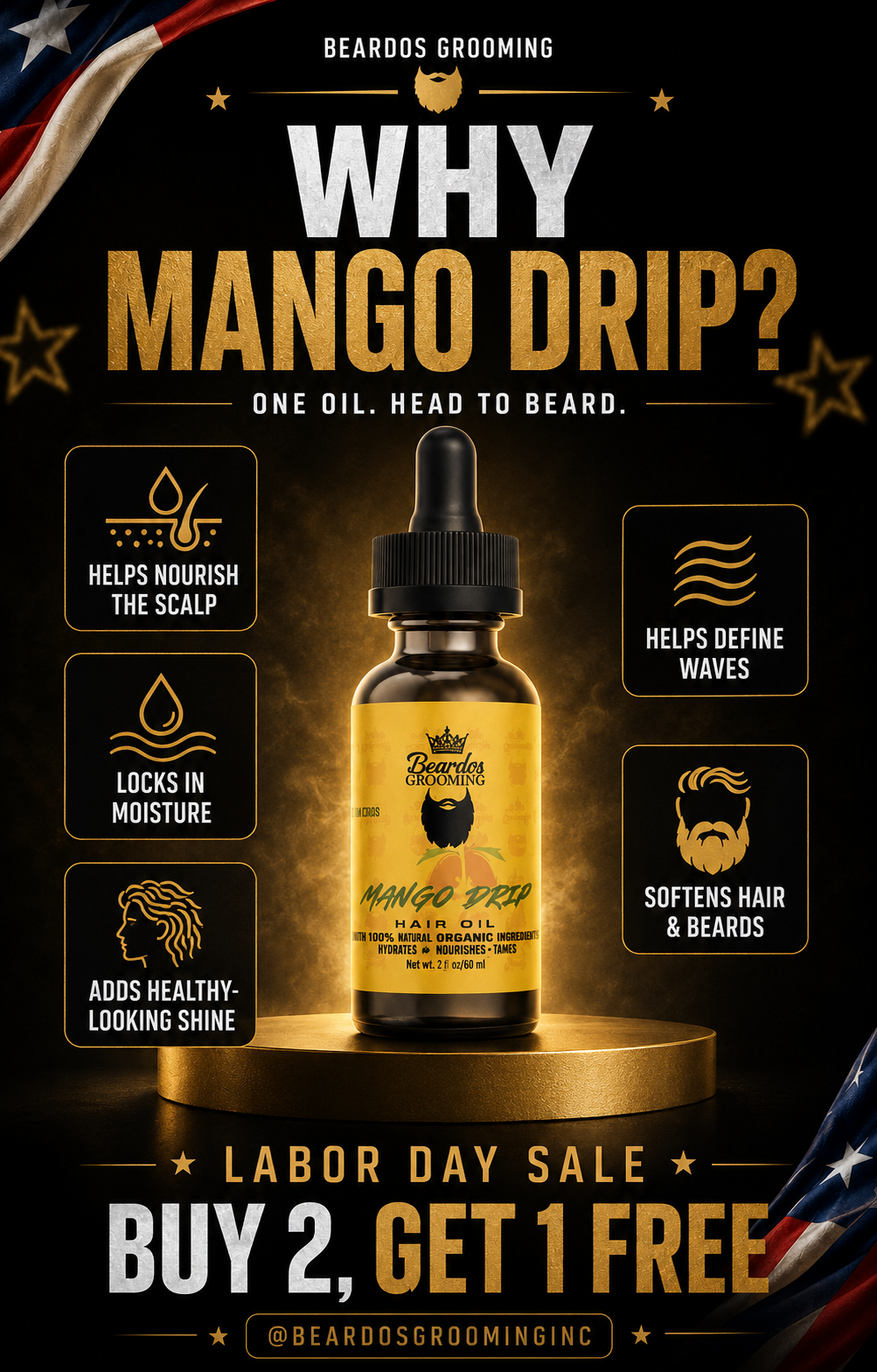 Mango Drip Hair Oil
